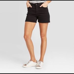 Universal Thread High Rise Midi Jean Shorts